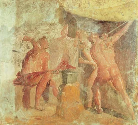 The Forge of Vulcan, from House VII, Pompeii