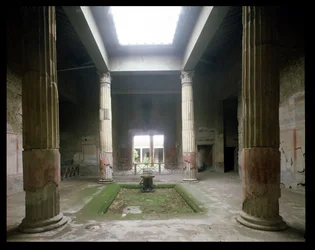 The impluvium in the House of the Silver Wedding