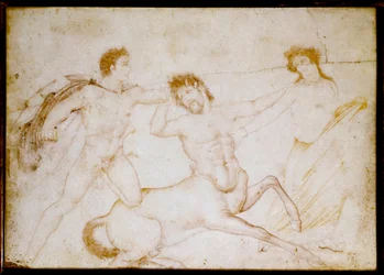 Theseus and the centaur