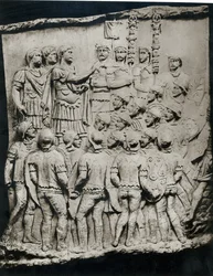 Trajan Addresses the Army, a cast taken from Trajans Column