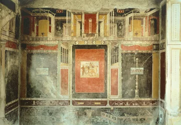Fresco from the House of Marco Lucrezio Fronto, Pompeii, Roman Civilization