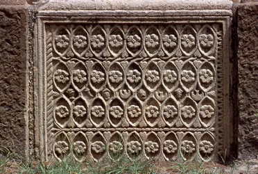 Architectural Fragment with Carved Decoration, High Imperial Period