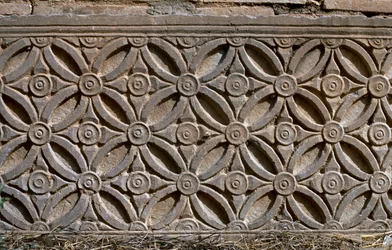 Architectural fragment with carved decoration