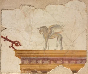 Griffin Atop Entablature, Pompeii