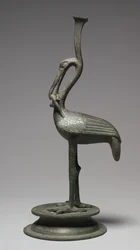 Ibis Eating a Lizard
