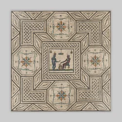 Mosaic Pavement with Egyptianizing Scene, c.130-150 A.D