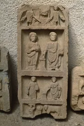 Stela with Human Figures, High Imperial Period
