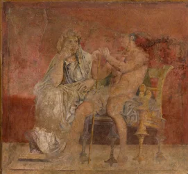Seated couple