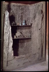 Carbonized wardrobe, Casa a Graticcio, 5th century BC-1st century AD