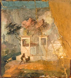 Fresco depicting Lost Ram, Pompeii