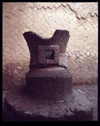 Grindstone of the Pistrinum (Bakery)