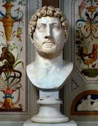 Marble bust of the Emperor Hadrian