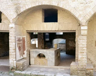 Rest of the Roman Baths in Ostia