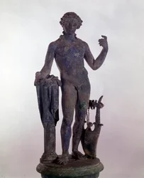 Statue of Apollo in bronze