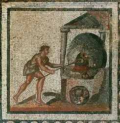 Shoving Bread into the Oven