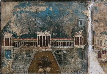Third Style Fresco Depicting Architectural Landscape (detail)