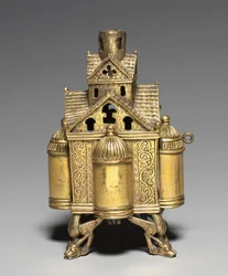 Incense Burner and Stand for an Altar Cross, 1150-1175