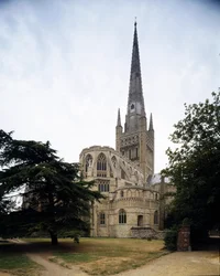 View of the Holy Trinity Cathedral, founded under Herbert de Losinga