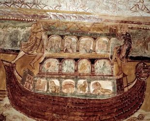 The arch of Noah (fresco of the ceiling)