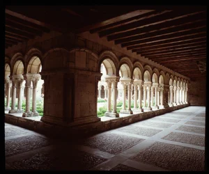 View of the cloister of the Royal Monastery of Las Huelgas de Burgos