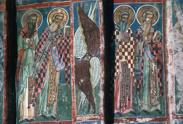 Detail of painting, south apse of the church