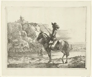 Rider by a River