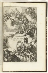 Title Print for the Third Part of Guerres de Flandres