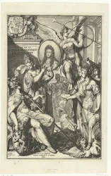 Allegorical Frontispiece with Portrait of William III