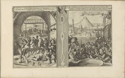 Chief Smith with the Virginians; Royal Feast in Pegu