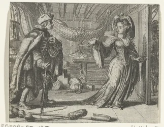 Illustration for Le calendrier des vieillards from Contes et nouvelles by Fontaine