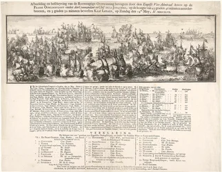 Picture and Description of the Glorious Victory Won by the English Vice-Admiral Anson on the French War Fleet