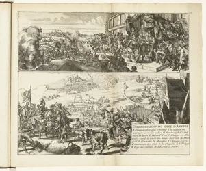 Two Depictions of the Siege of Antwerp by the Duke of Parma, 1584-1585