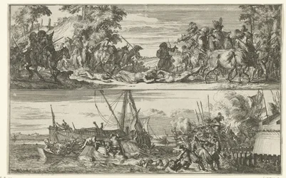 Two Depictions of French Atrocities, 1672