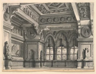 Stage Design, Gothic Room
