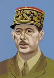 Portrait of Charles De Gaulle