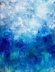 Abstract Blue Depths