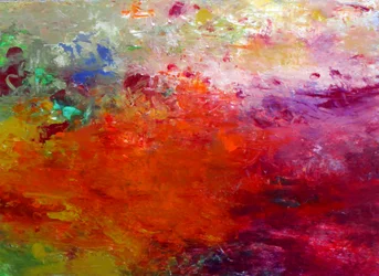 Vibrant Fiery Abstract