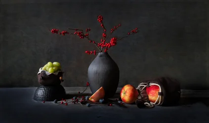 Moody Fruit Still Life