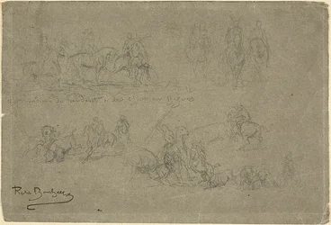 Chief Returning from a Bison Hunt and Other Studies
