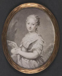 Chastity. A Young Girl with a Dove