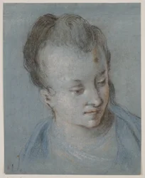 Woman’s Head Turned to the Right