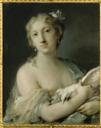 Woman with Pigeon