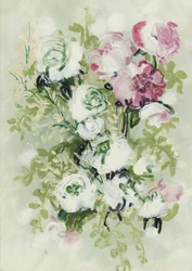 Pink And White Blooms