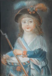 Portrait of a Boy as a Drummer of the French Revolution