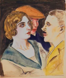 Dancing Couple and Spectators