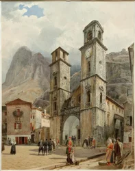 The Cathedral Square in Cattaro