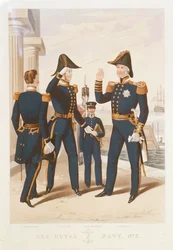 The Royal Navy. No 2. Commander. Captain. Midshipman. Admiral.