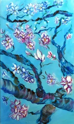 Eternal Blossoms Triptych - Middle