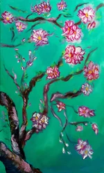 Eternal Blossoms Triptych - Right, 2024