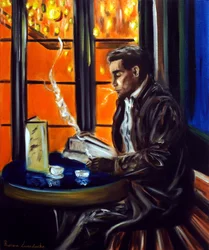 Gentleman at a Paris Cafe, 2025